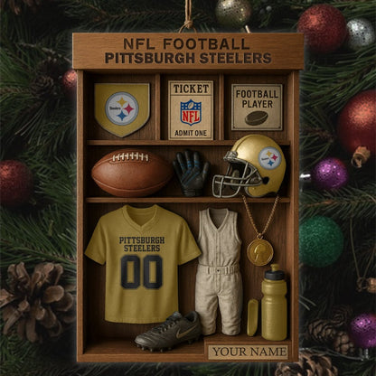 Premium NFL PIT Football Locker Hanging Ornament V1 NMD NHM