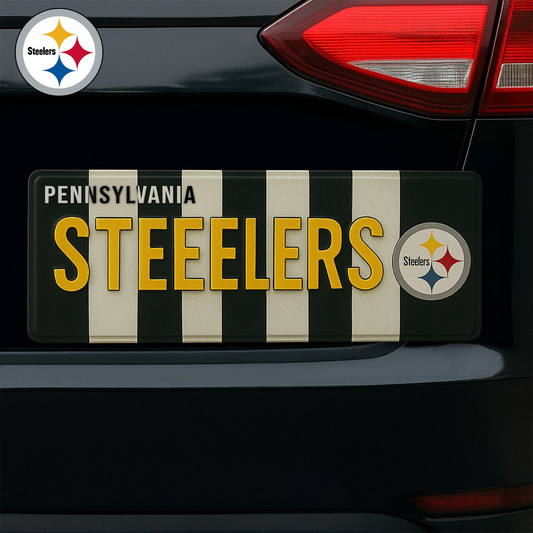 Premium NFL PIT License Plate Frame HI V1 NMD TTV
