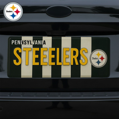 Premium NFL PIT License Plate Frame HI V1 NMD TTV