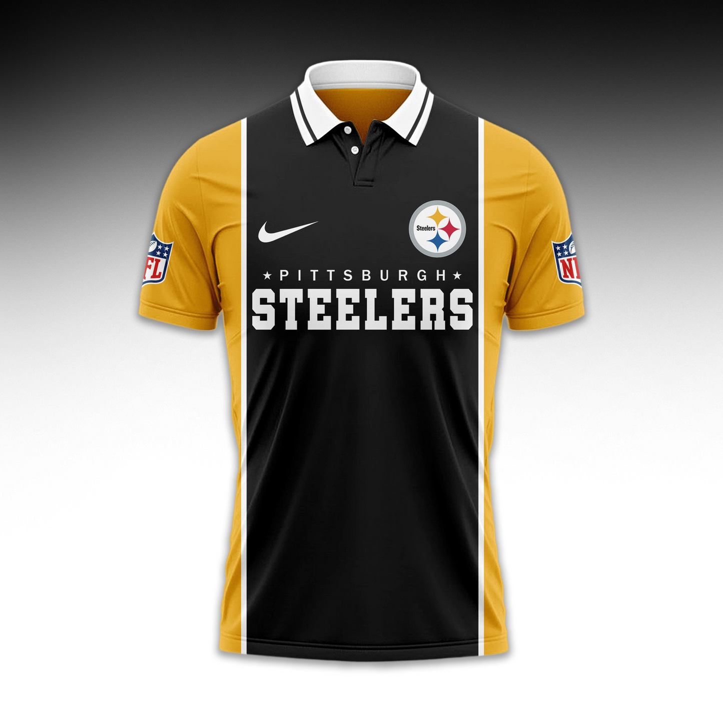 Premium NFL PIT No One Likes Us Polo Shirt V1 NMD 291025 TTV