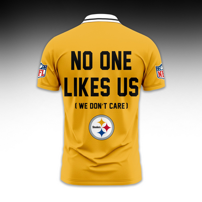 Premium NFL PIT No One Likes Us Polo Shirt V1 NMD 291025 TTV