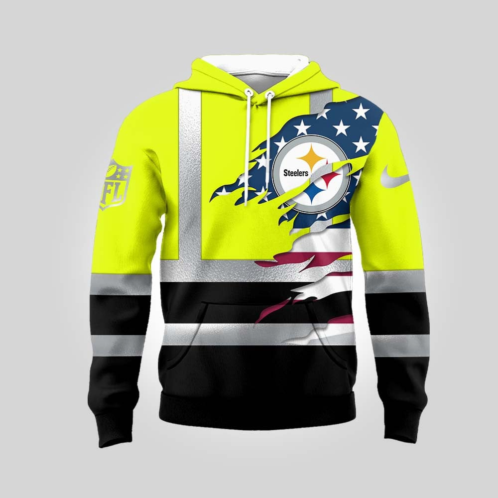 Premium NFL PIT Patriotic Safety Hoodie V1 NMD TTV