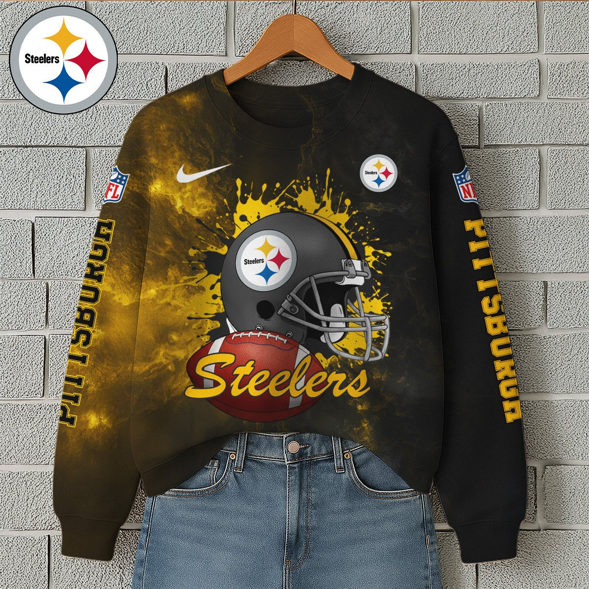 Premium NFL PIT Printed Sweatshirt V1 NMD TTV