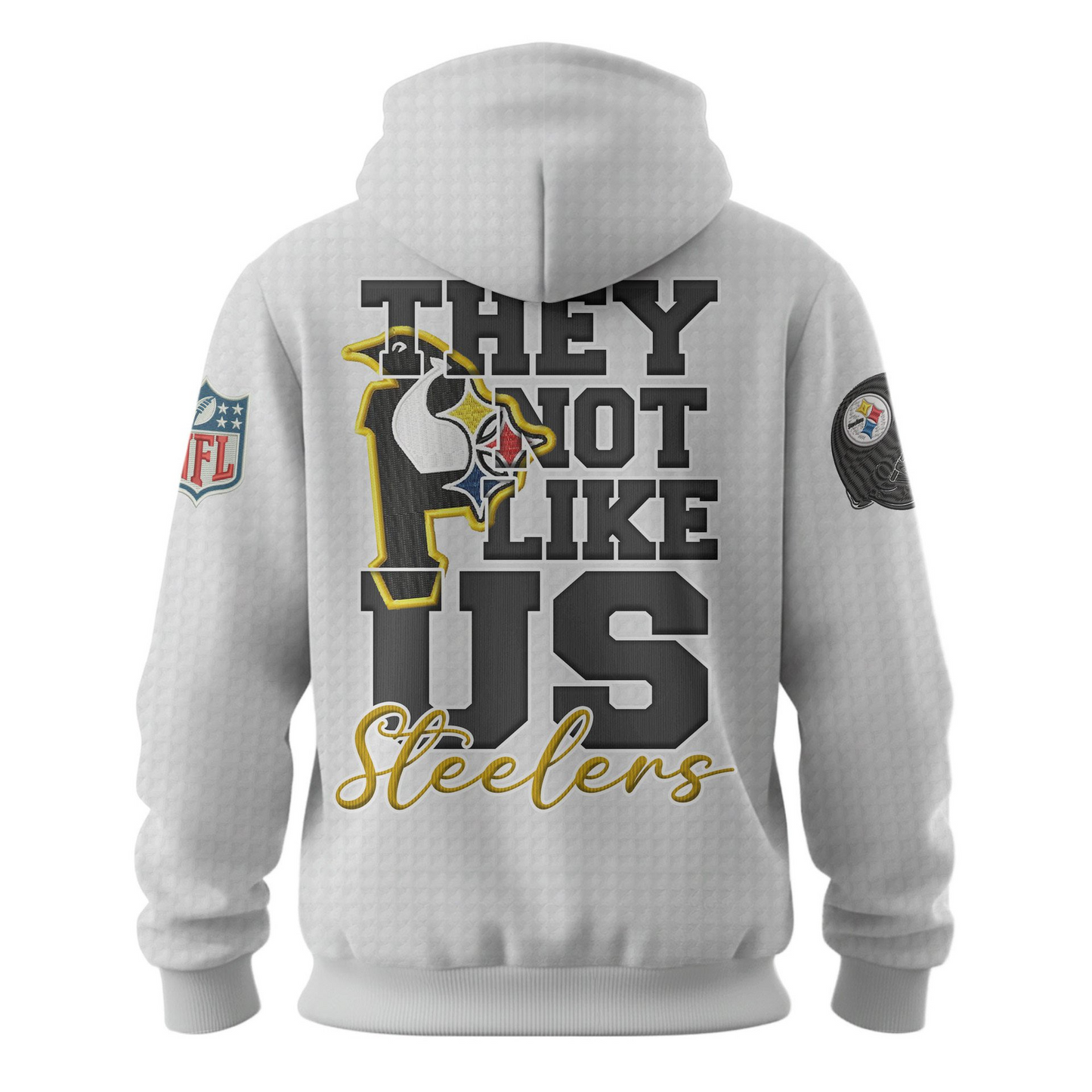 Premium NFL PIT They Not Like Us Hoodie V1 NMD25 TTV