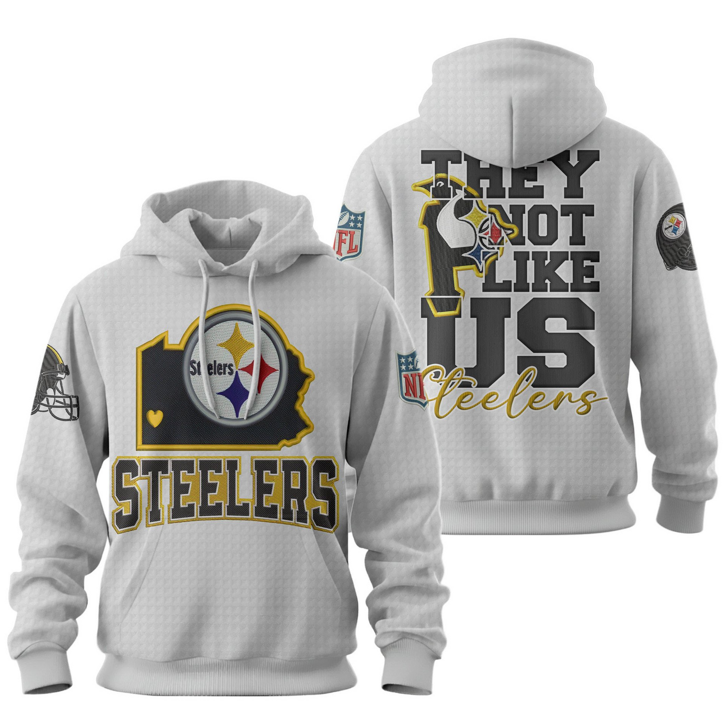 Premium NFL PIT They Not Like Us Hoodie V1 NMD25 TTV