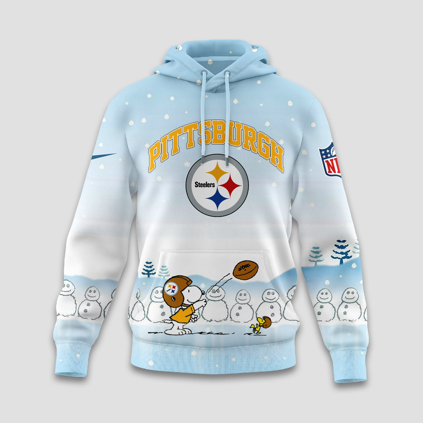 Premium NFL PIT x Peanuts Snow Day Hoodie V3 NMD TTV