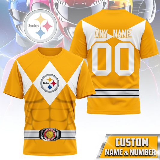 Premium NFL PIT x PWR T-shirt V1 NMD TTV