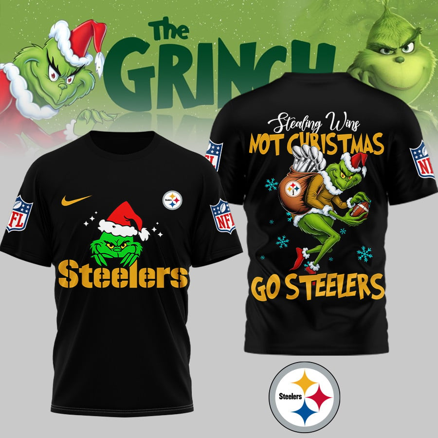 Premium NFL PIT x The Grinch Shirt V3 NMD TTV