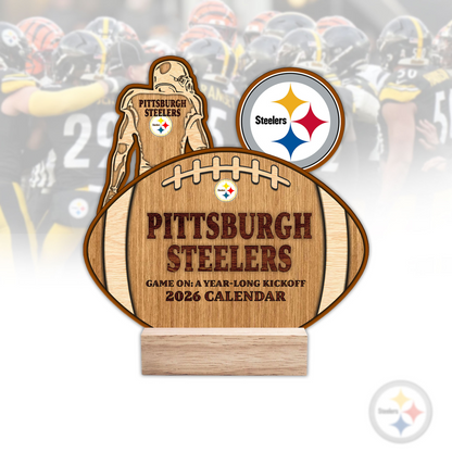 Premium NFL PITFootball Shaped 2026 Calendar V1 NMD TTV