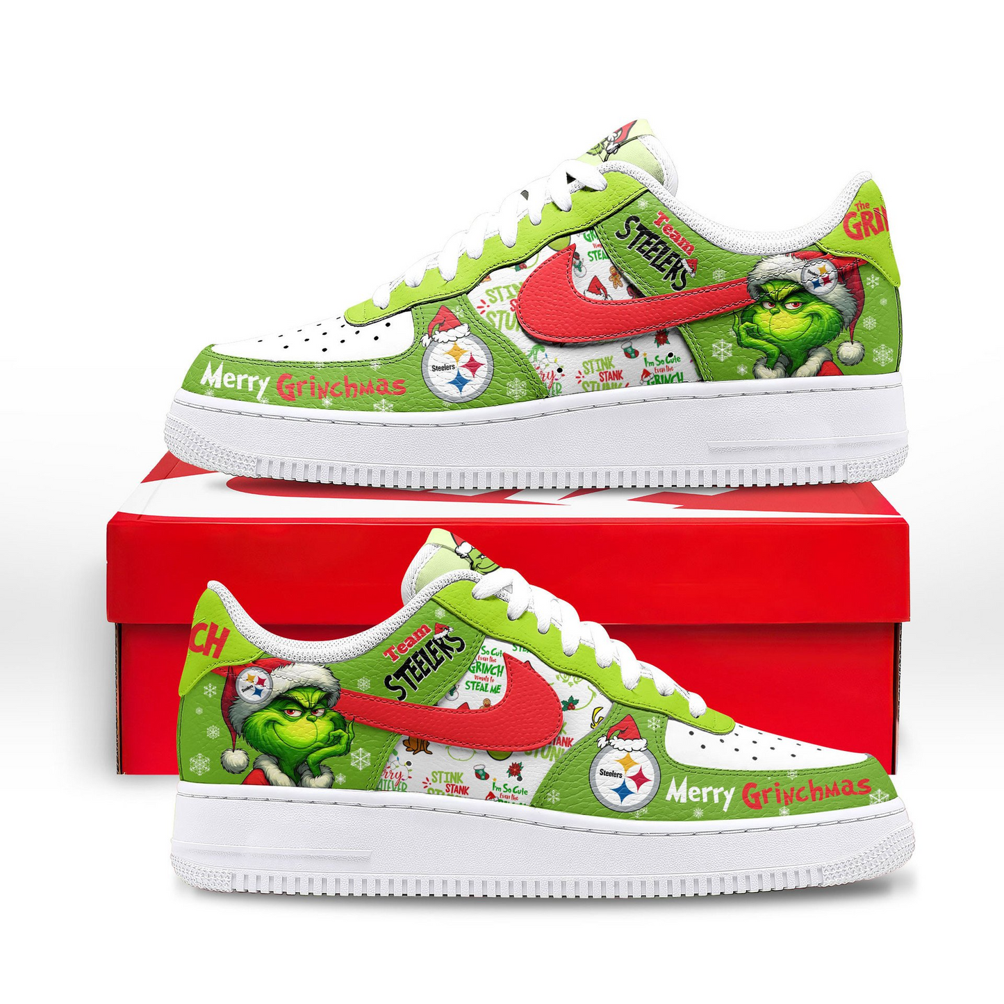 Premium NFL PS x The Grinch AF1 Sneaker V3 NMD NTL