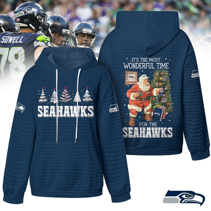 Premium NFL SEA Christmas Waffele Hoodie V1 NMD 261125 TTV