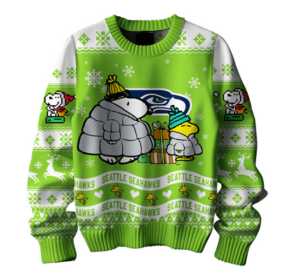 Premium NFL SEA x SNP Ugly Sweater V1 NMD TTV