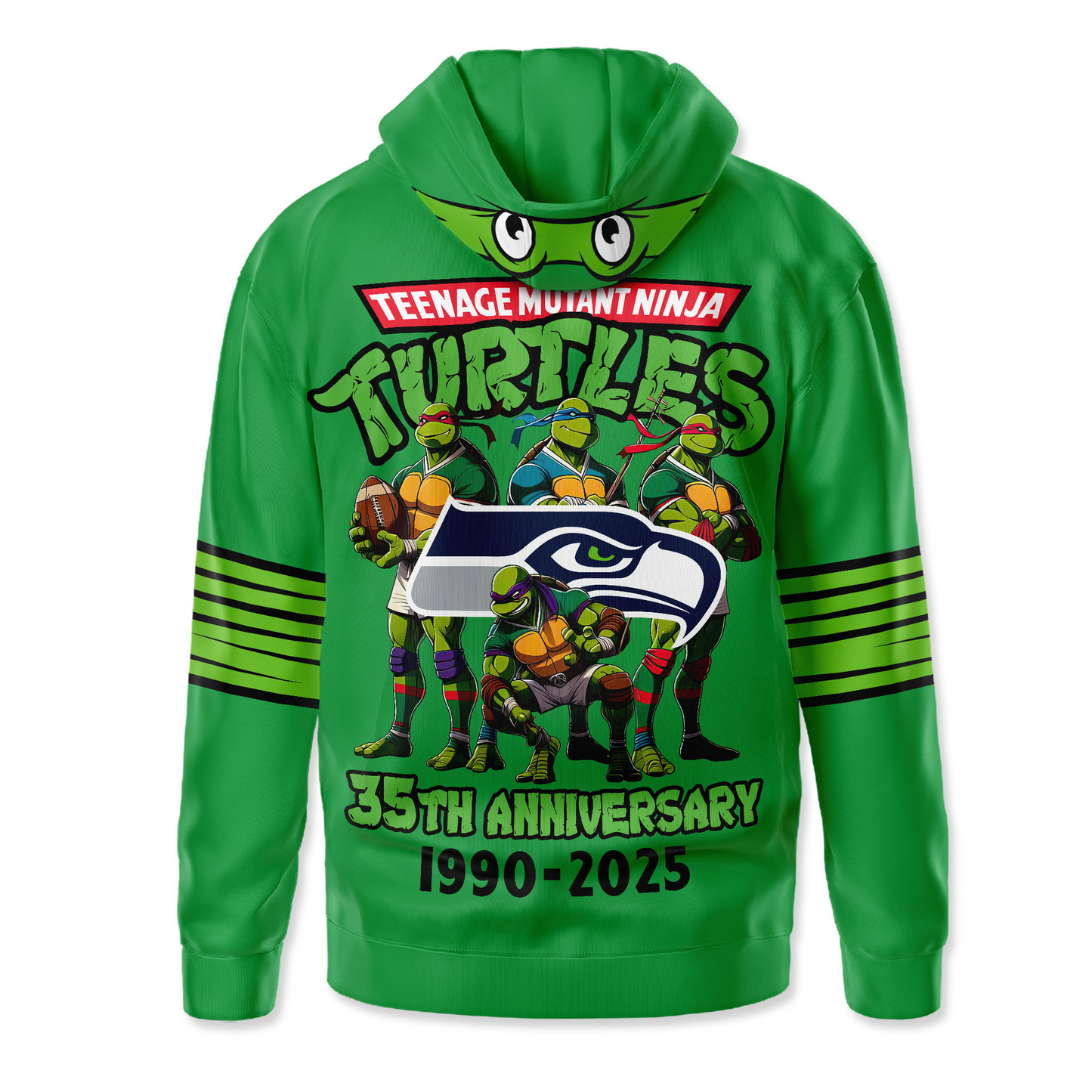 Premium NFL SEA x TMNT 35th Anniversary Hoodie V1 NMD TTV