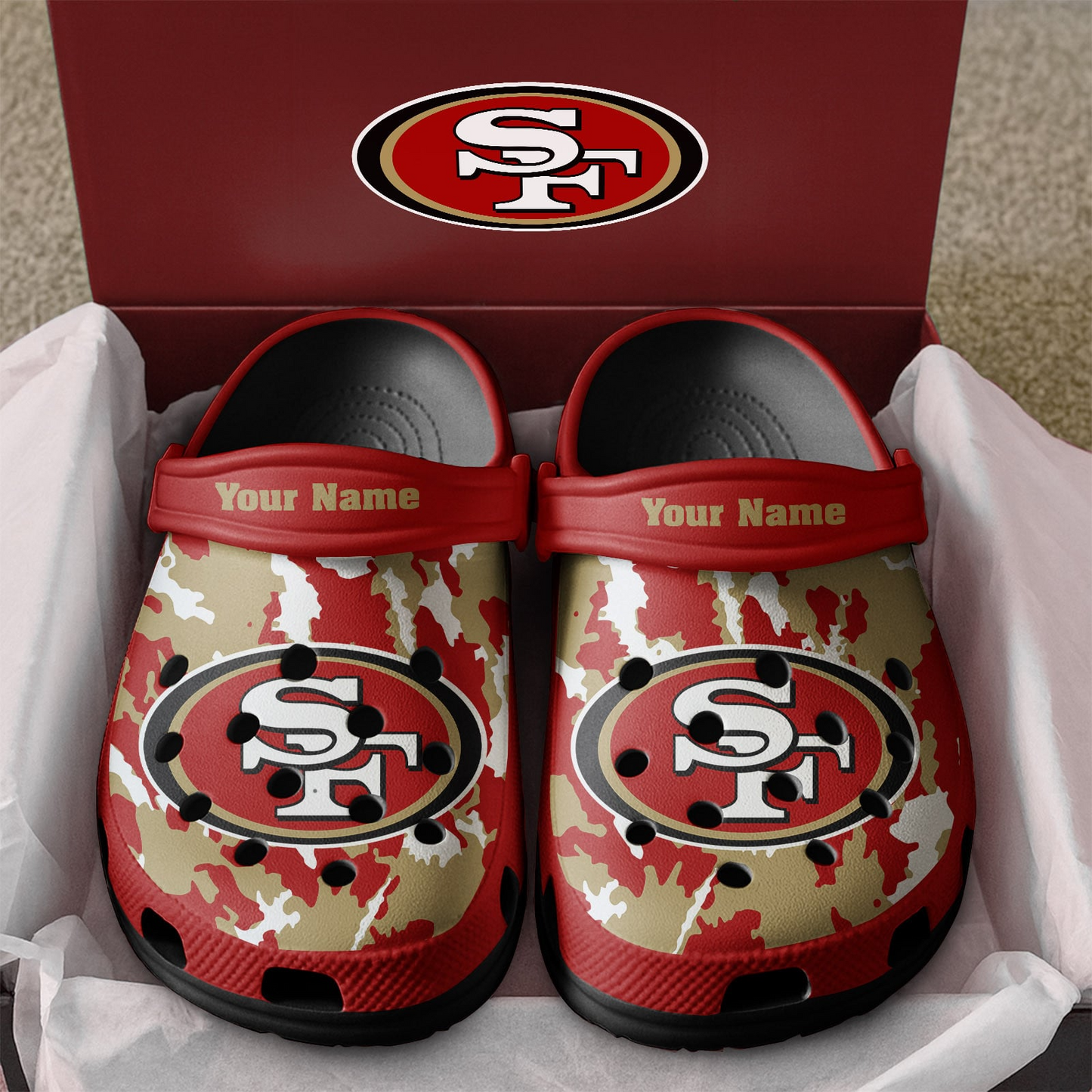 Premium NFL SF Camo CLogs V1 NMD TTV