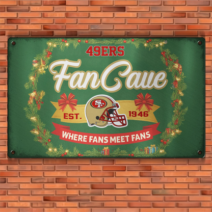 Premium NFL SF Cave Metal Sign V2 NMD TTV