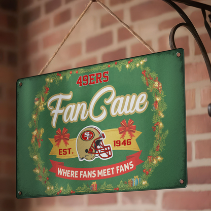 Premium NFL SF Cave Metal Sign V2 NMD TTV