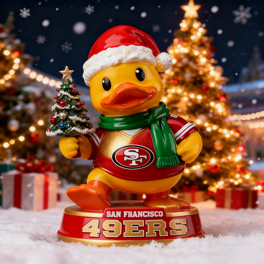 Premium NFL SF Christmas Duck Arcylic Plaque V1 NMD TTV