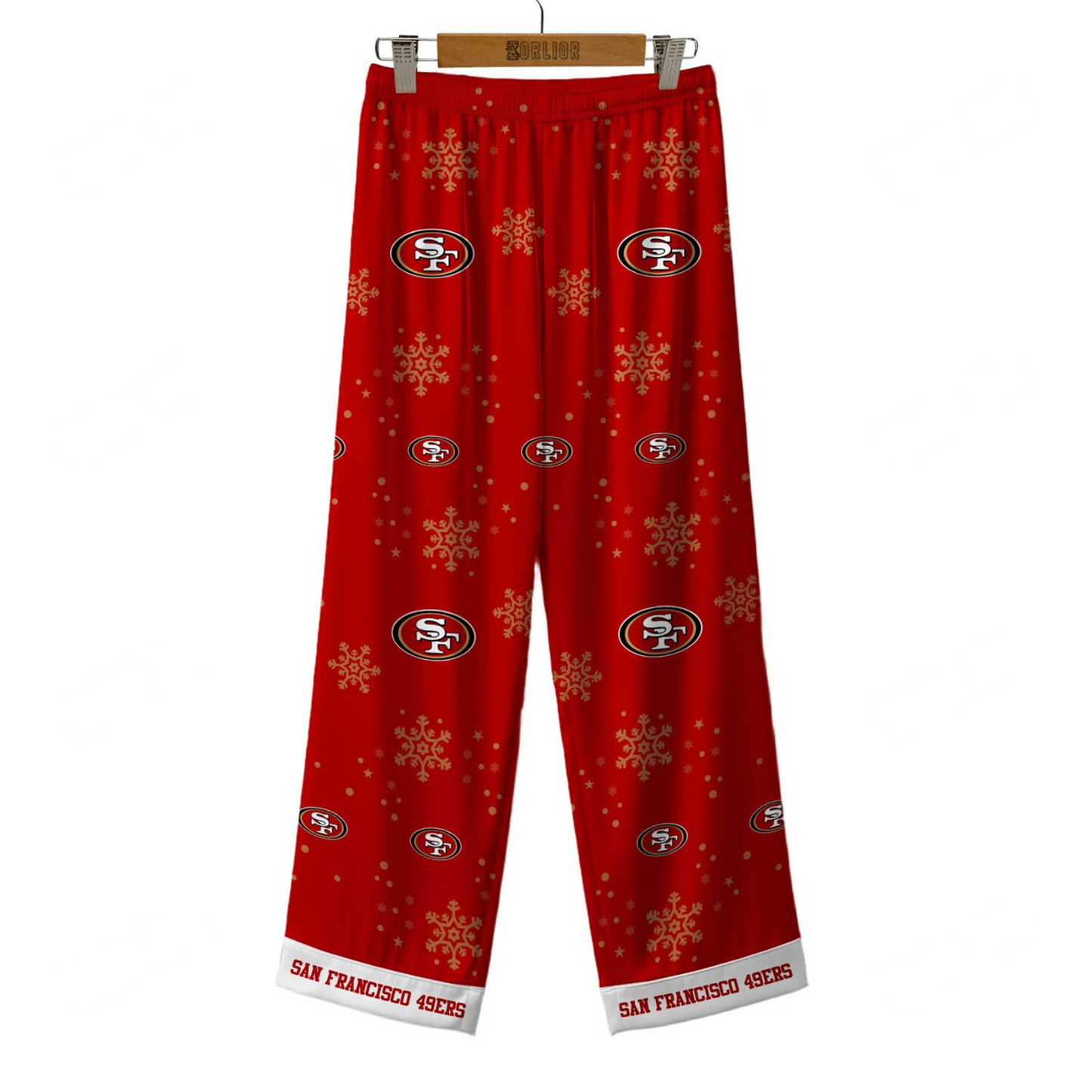 Premium NFL SF Christmas Pajamas V1 NMD TTV