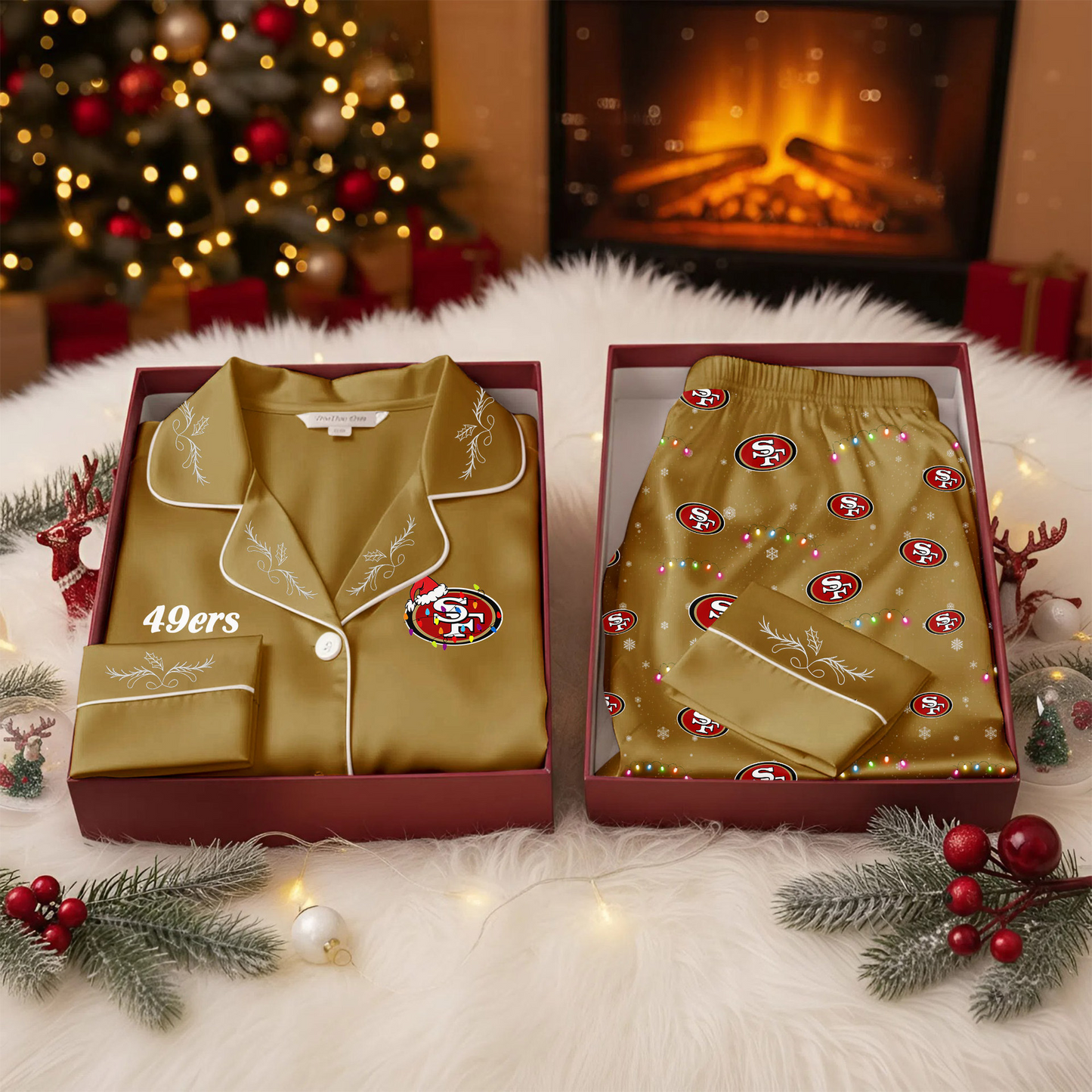 Premium NFL SF Christmas Pajasma V2 NMD TTV