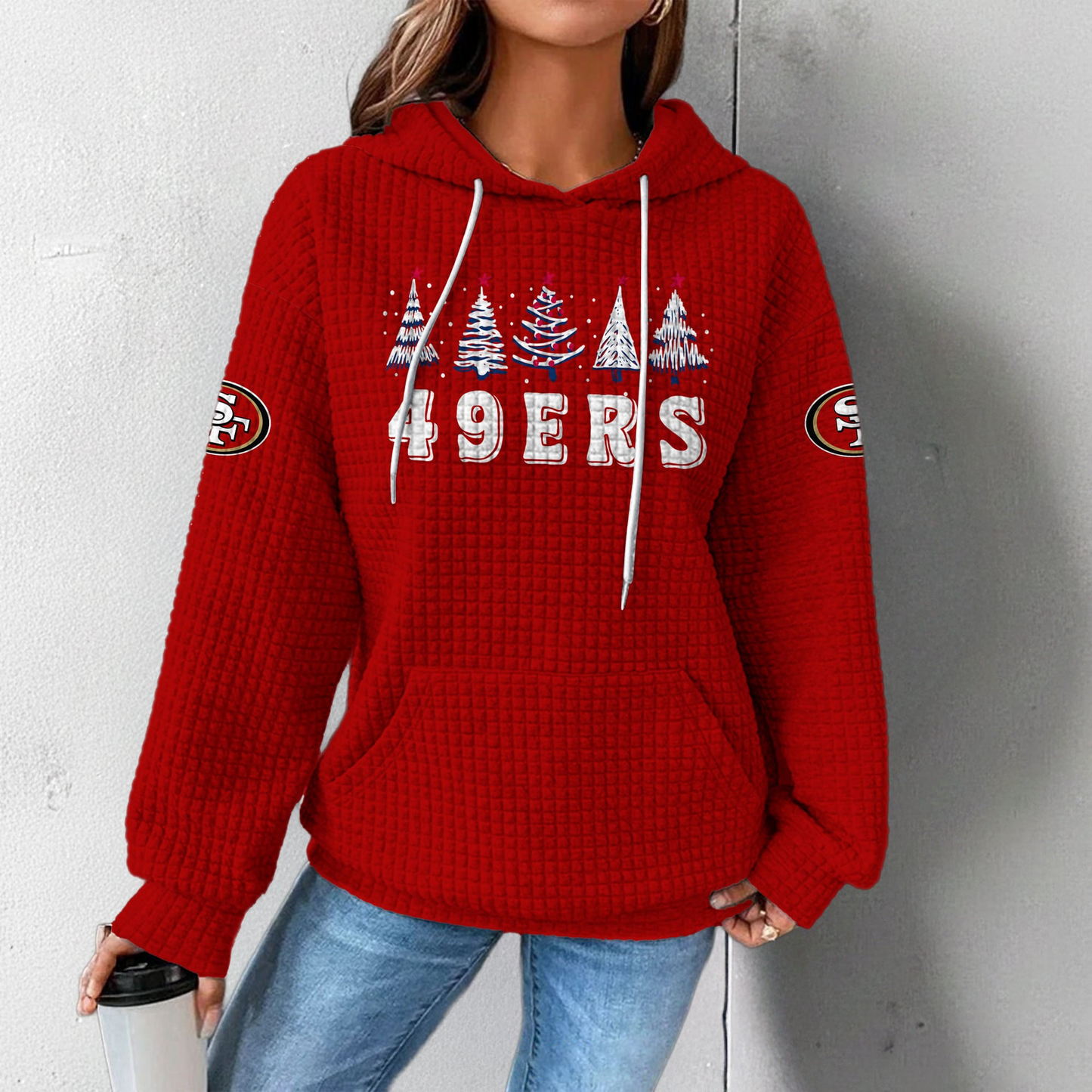 Premium NFL SF Christmas Waffele Hoodie V1 NMD 261125 TTV