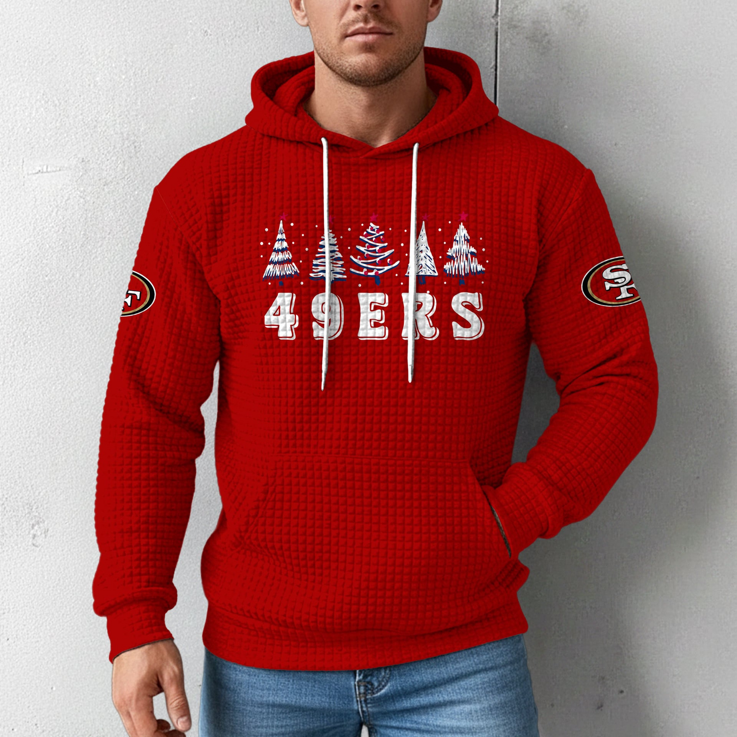 Premium NFL SF Christmas Waffele Hoodie V1 NMD 261125 TTV