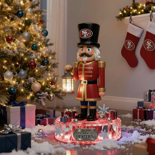 Premium NFL SF LED Nutcracker Holiday Decor V1 NMD 261125 TTV