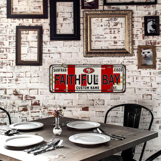 Premium NFL SF Metal Vintage Wall Sign V1 NMD25 TTV