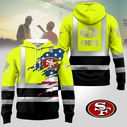 Premium NFL SF Patriotic Safety Hoodie V1 NMD TTV