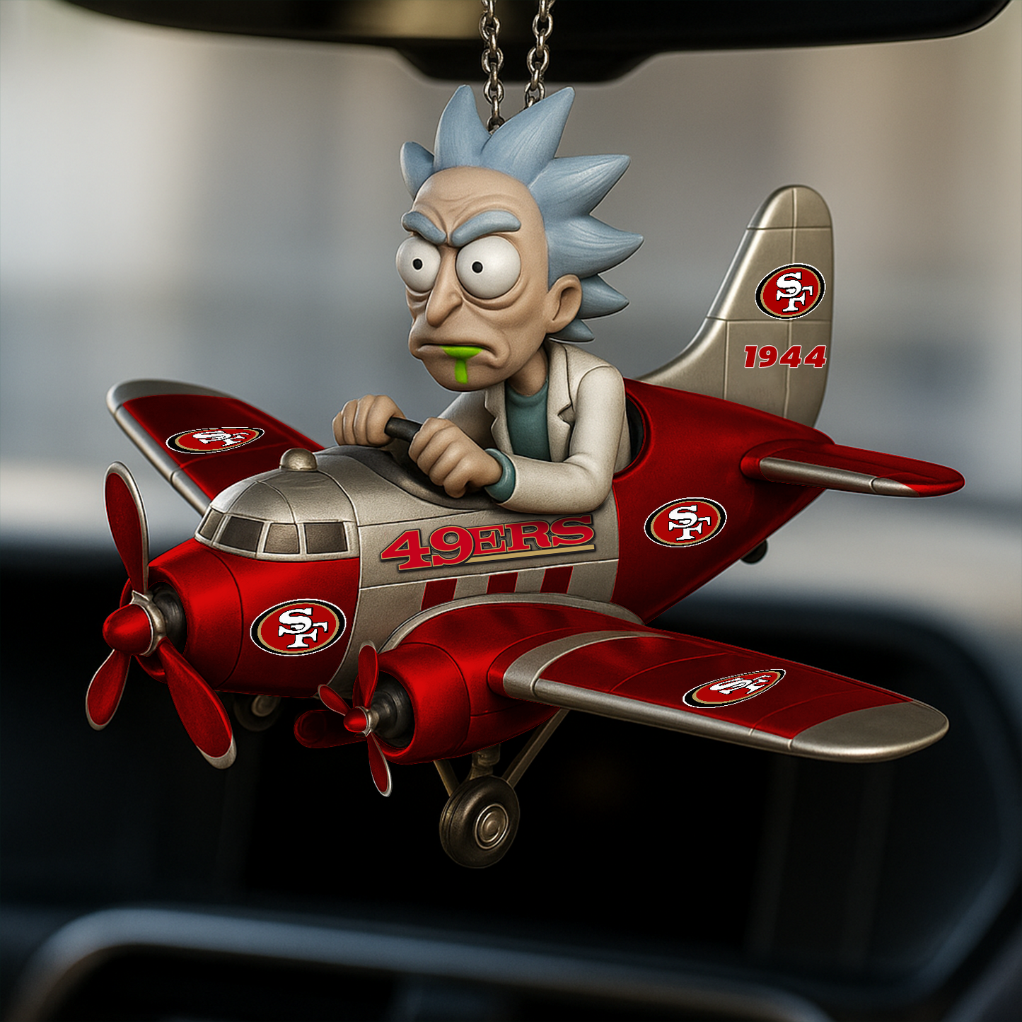 Premium NFL SF x RIC Car Ornament V1 DATND TANTD