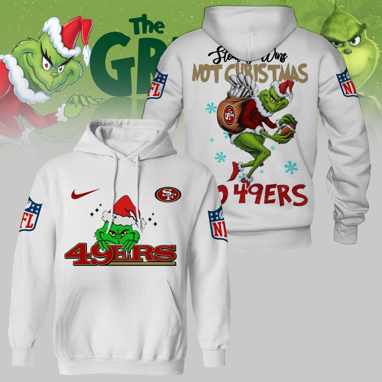 Premium NFL SF x The Grinch Shirt V3 NMD TTV