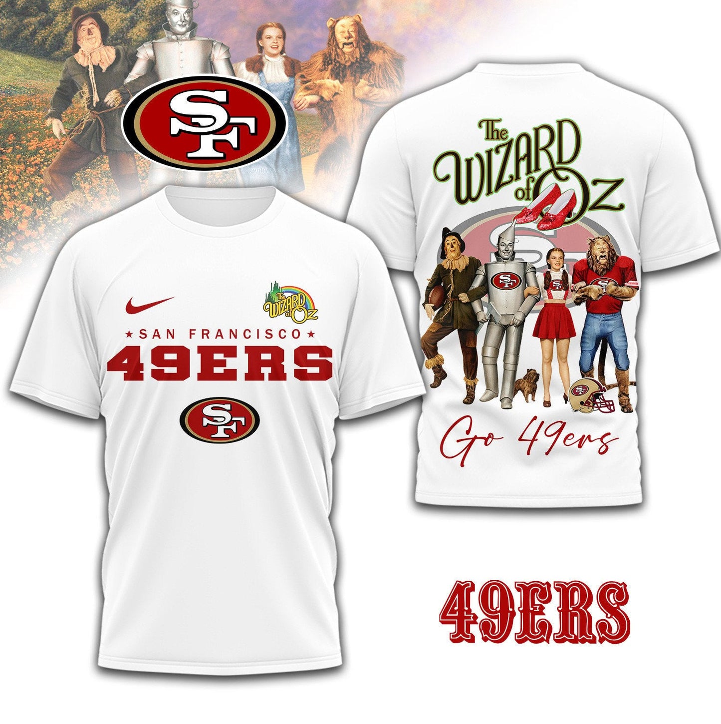 Premium NFL SF x The Wizard Of Oz T-shirt V1 NMD NHM