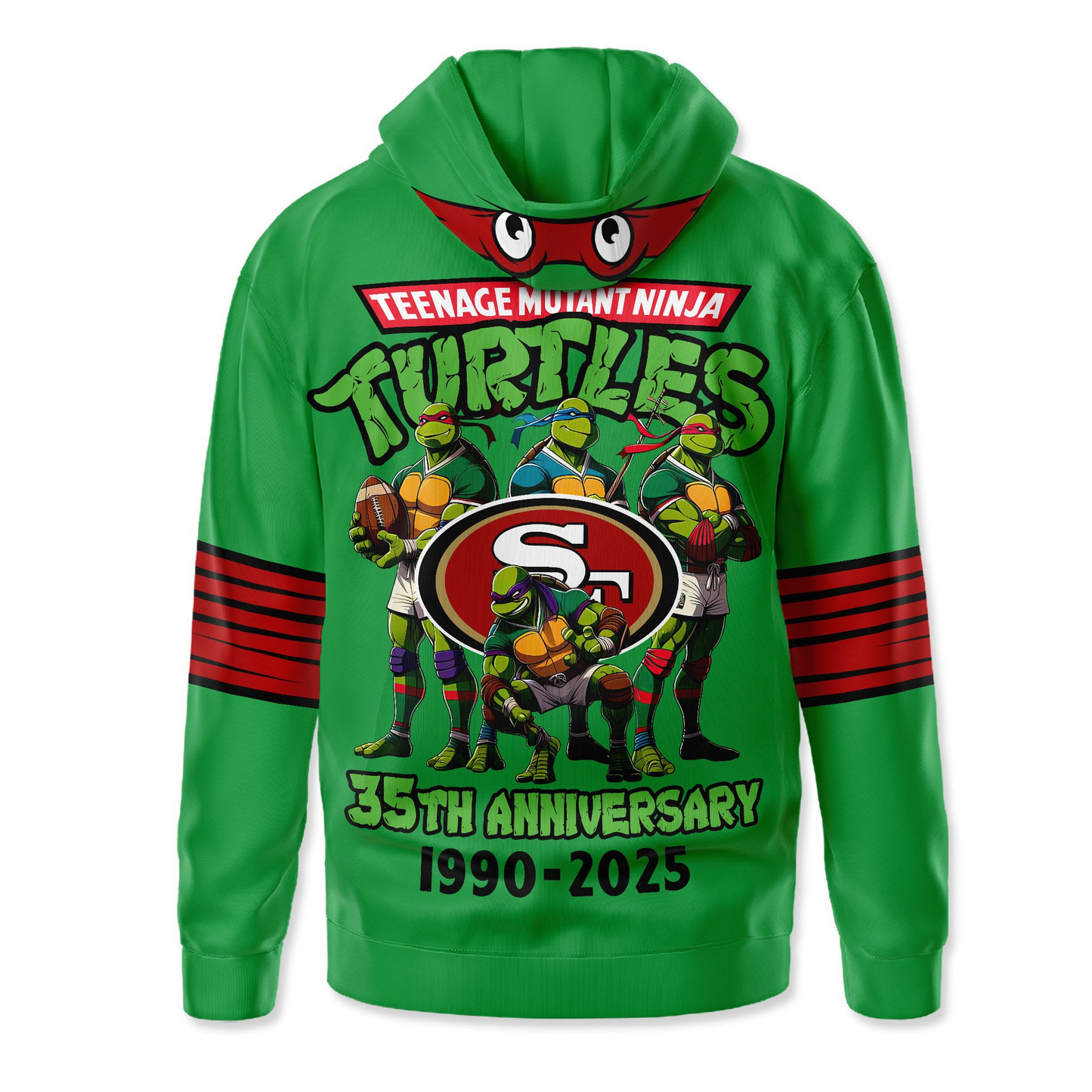 Premium NFL SF x TMNT 35th Anniversary Hoodie V1 NMD TTV