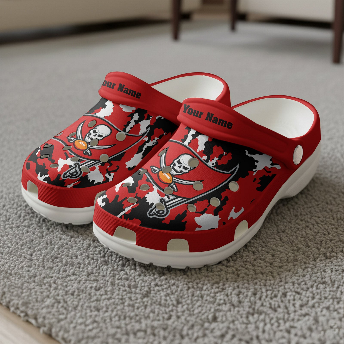 Premium NFL TB Camo CLogs V1 NMD TTV
