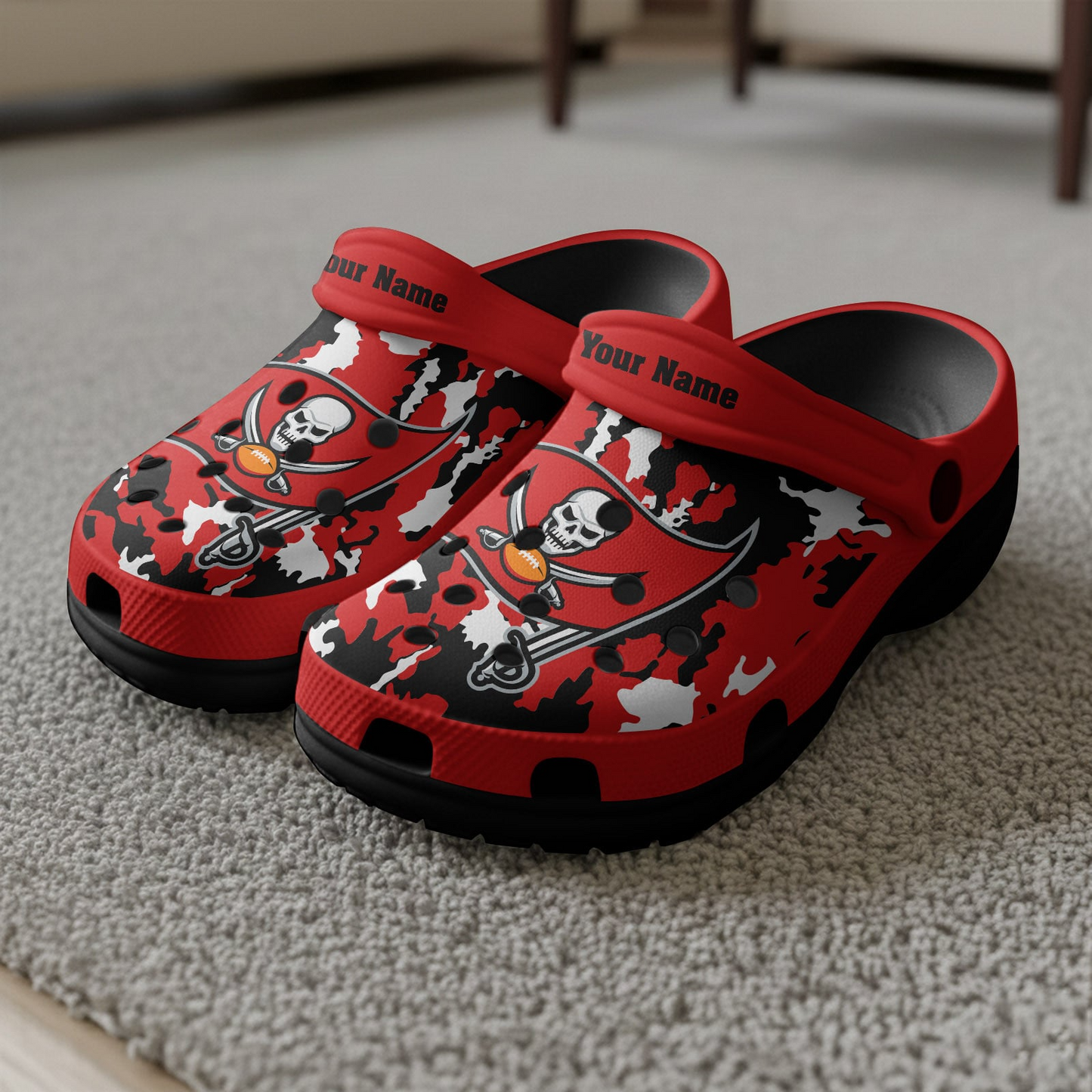Premium NFL TB Camo CLogs V1 NMD TTV
