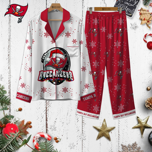 Premium NFL TB Christmas Pajamas V1 NMD TTV