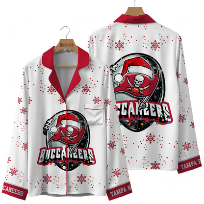 Premium NFL TB Christmas Pajamas V1 NMD TTV