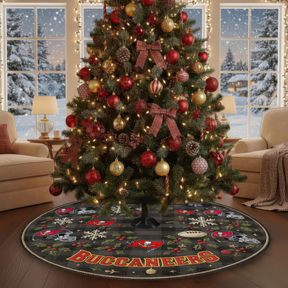 Premium NFL TB Christmas Tree Skirt V1 NMD TTV