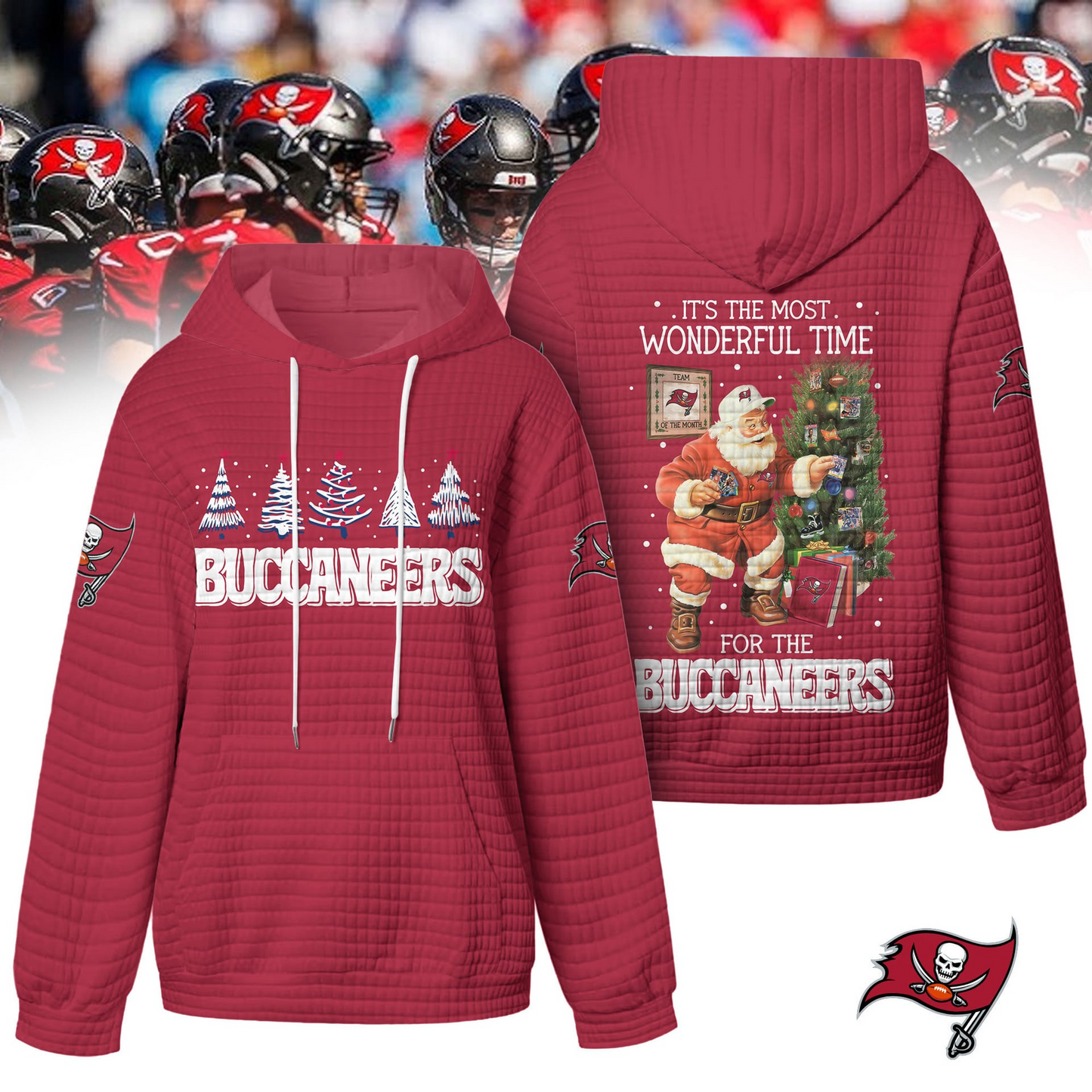 Premium NFL TB Christmas Waffele Hoodie V1 NMD 261125 TTV