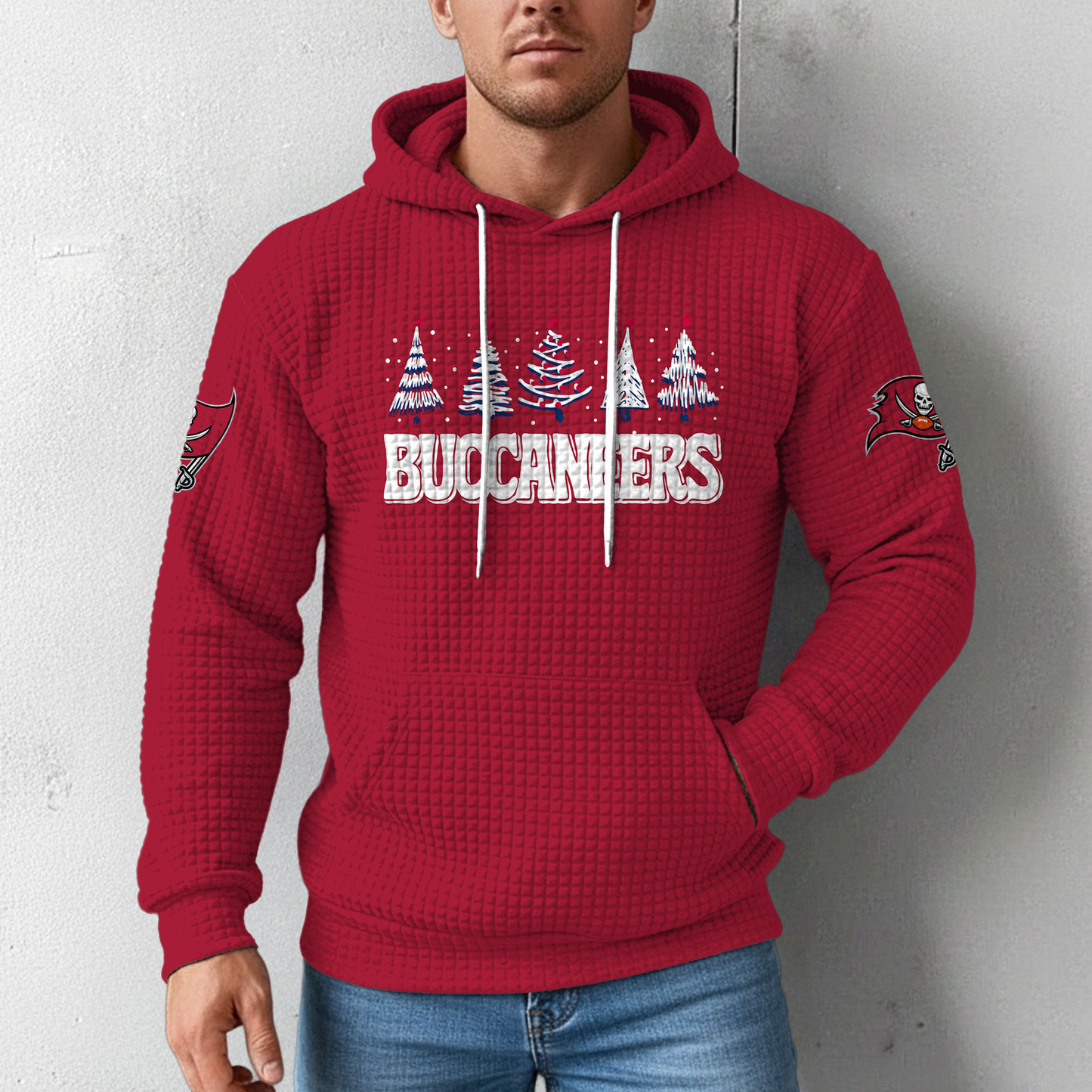 Premium NFL TB Christmas Waffele Hoodie V1 NMD 261125 TTV
