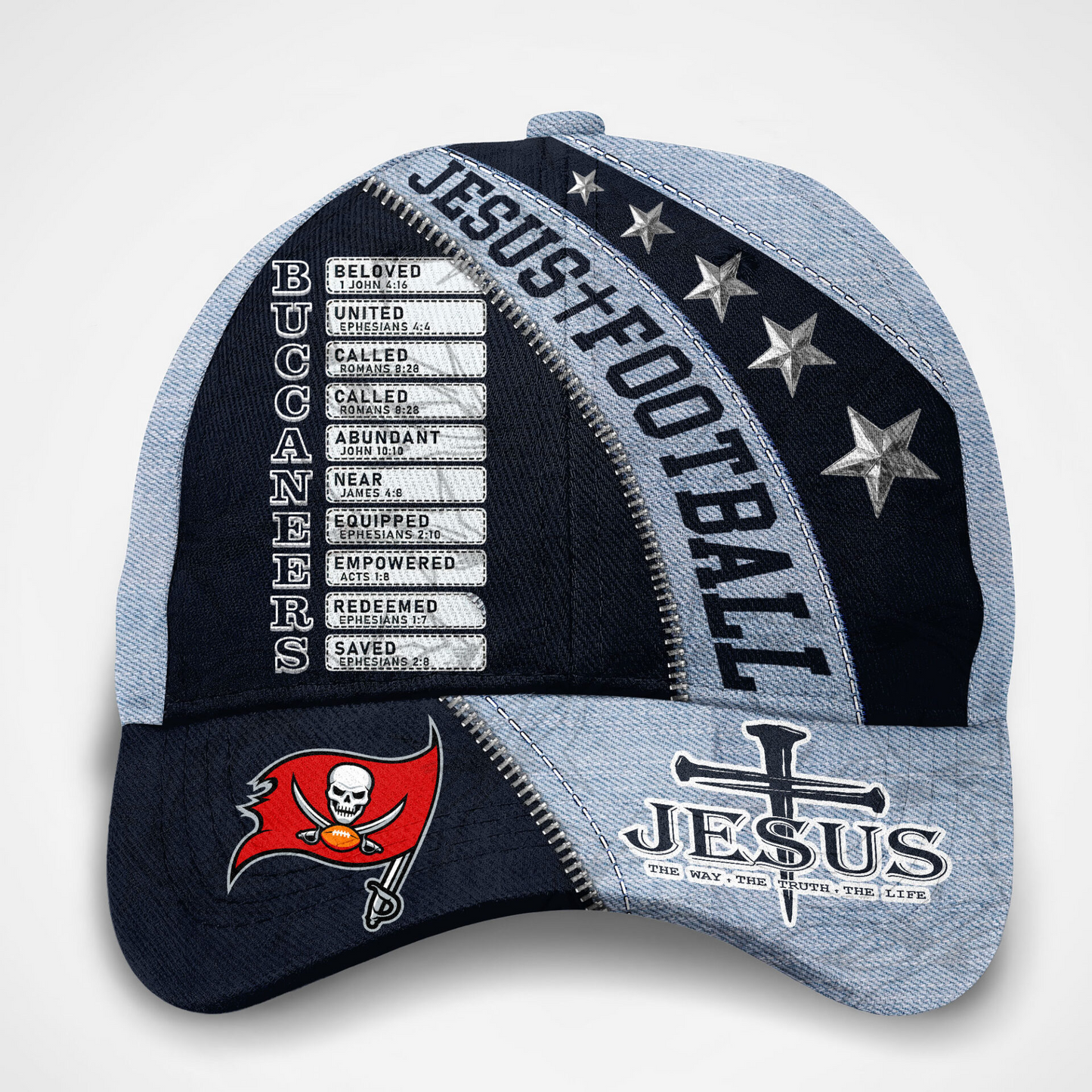 Premium NFL TB Jesus Football Classic Cap V1 NMD TTV