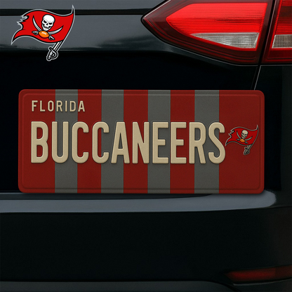 Premium NFL TB License Plate Frame HI V1 NMD TTV