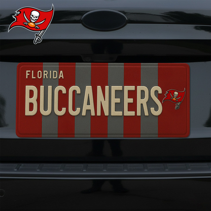 Premium NFL TB License Plate Frame HI V1 NMD TTV
