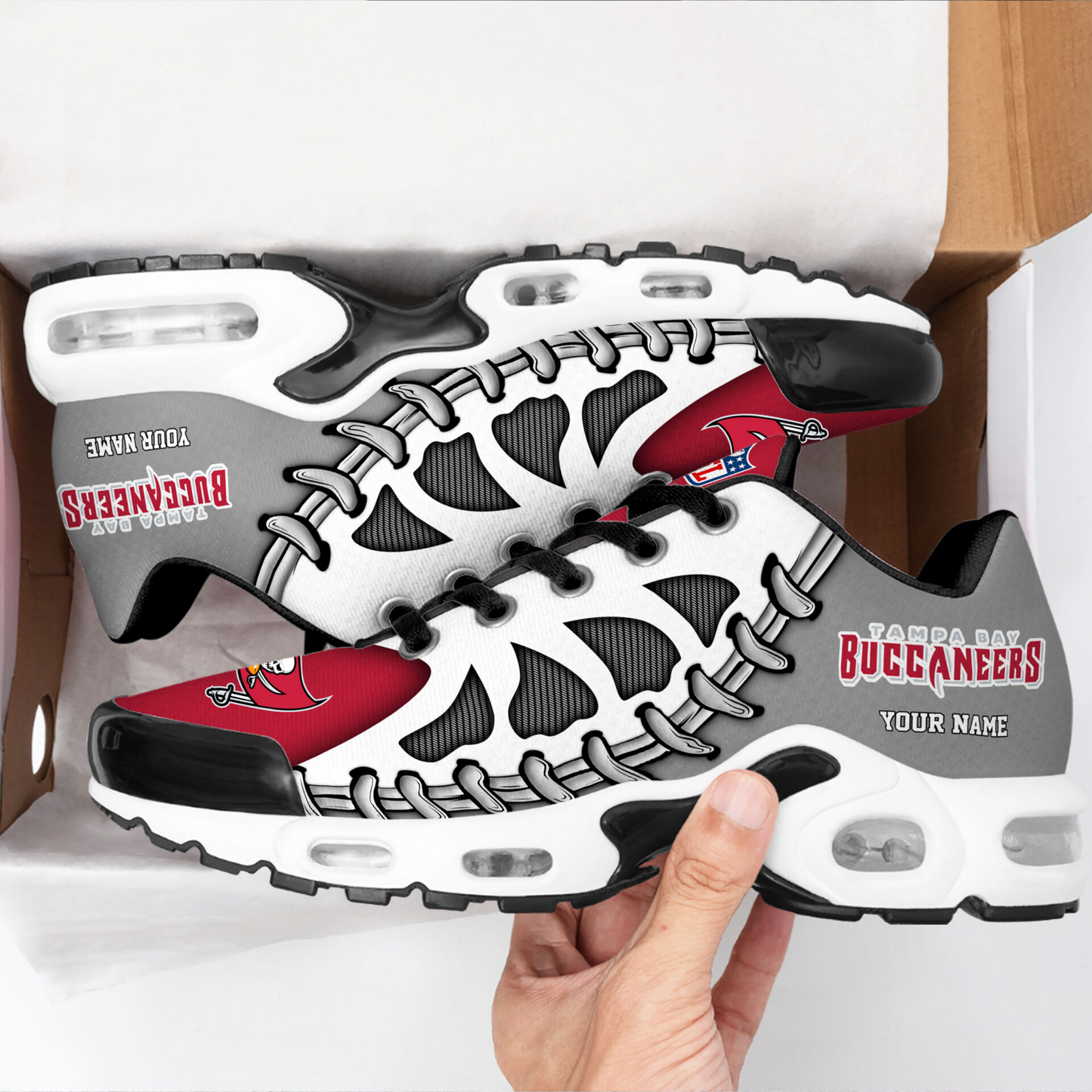 Premium NFL TB Spine Rush Air Max Sneaker V4 NMD  TTV