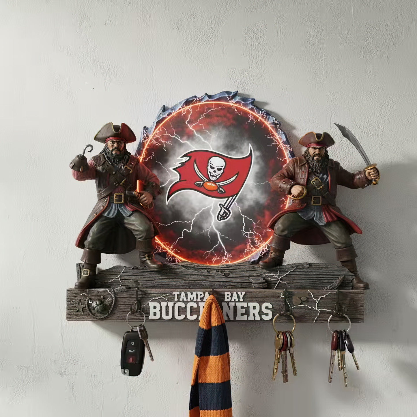 Premium NFL TB Spirit Guardian Wall Key Holder V1 NMD TTV