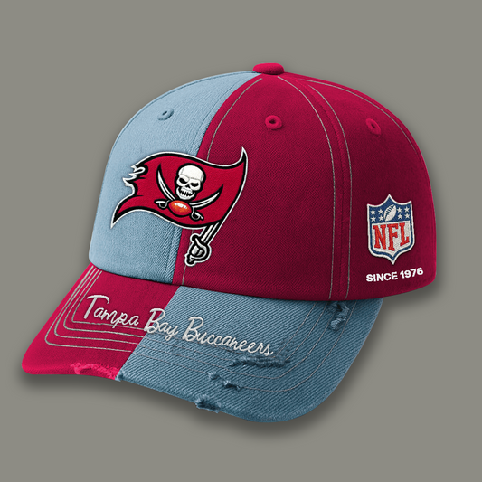Premium NFL TB Vintage Patchwork Cap V1 NMD TTV