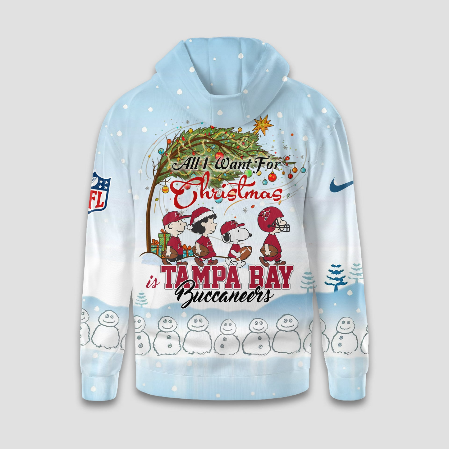 Premium NFL TB x Peanuts Snow Day Hoodie V3 NMD TTV