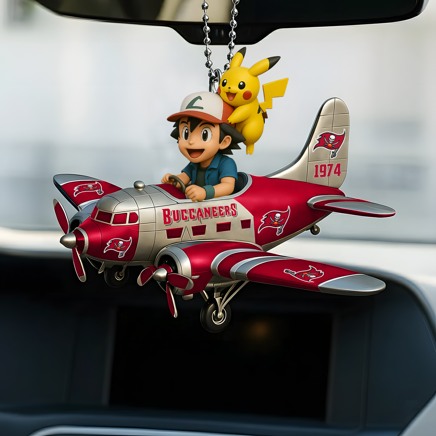 Premium NFL TB x POK Car Ornament V1 DATND TANTD