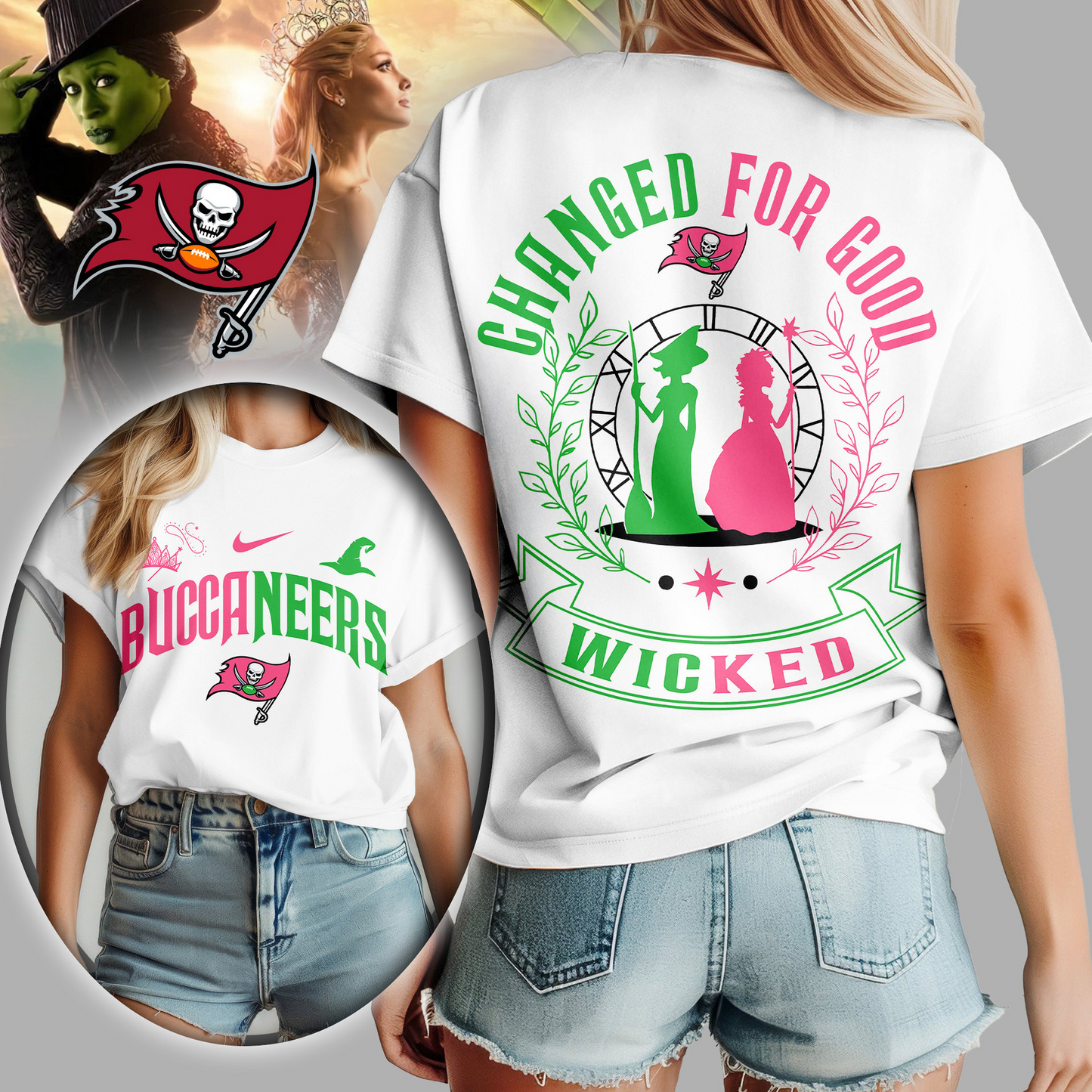 Premium NFL TB x WCKD Changed For Good Women Shirt V1 NMD TTV