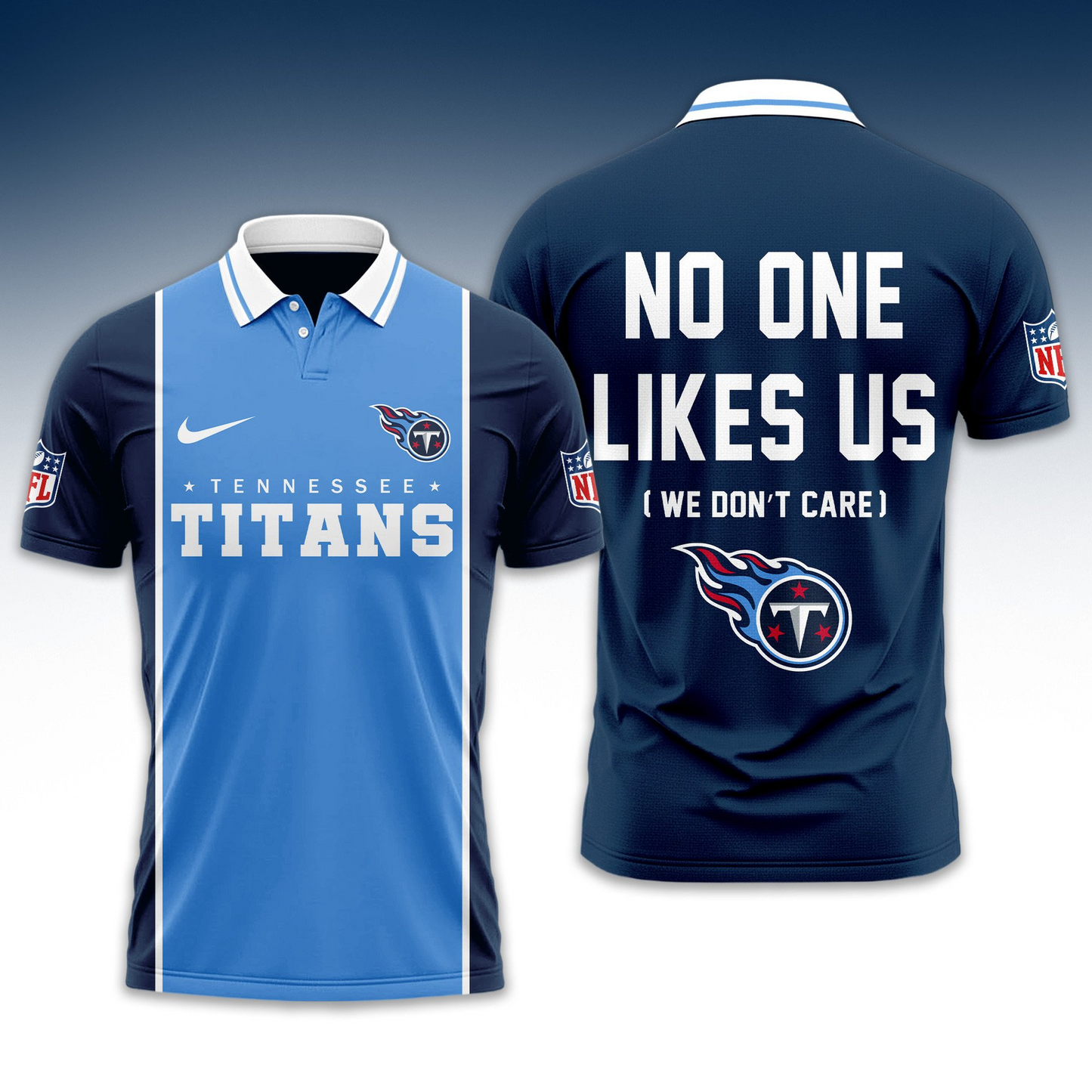 Premium NFL TEN No One Likes Us Polo Shirt V1 NMD 291025 TTV