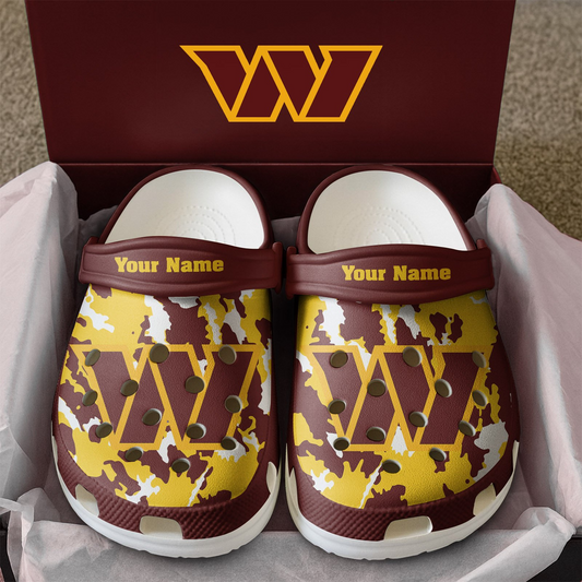 Premium NFL WAS Camo CLogs V1 NMD TTV